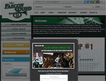 Tablet Screenshot of falconsound.org
